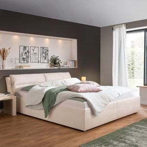 Polsterbett Cremona Microvelours mit Bettkasten