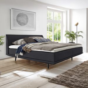 Boxspringbett Lajana Webstoff
