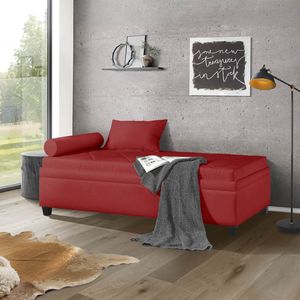 Relaxliege Kamina Microvelours mit Bettkasten