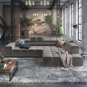 HOMELIV. Ecksofa Charlotta 319x215x82cm Velours