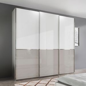 Schwebetüren-Kleiderschrank Shanvalley mit Glasfront
