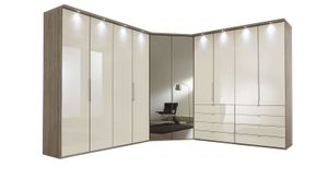 Eck-Kleiderschrank Tiko