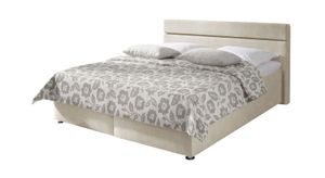 Polsterbett Severo Microvelours mit Bettkasten