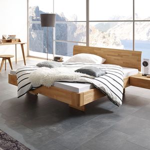 Bett Grevena Kernbuche Massivholz