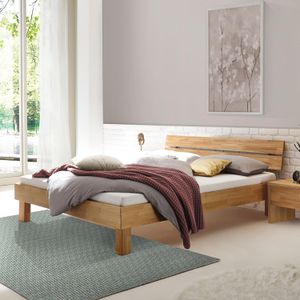 Bett Advira Kernbuche Massivholz