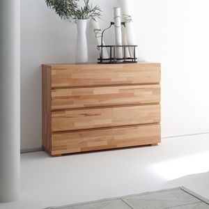Kommode Como Buche Massivholz mit Schubladen
