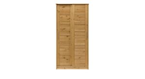 Schiebetüren-Kleiderschrank Kids Paradise Kiefer Massivholz
