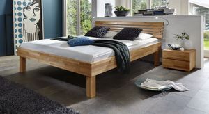 Bett Livenza Kernbuche Massivholz