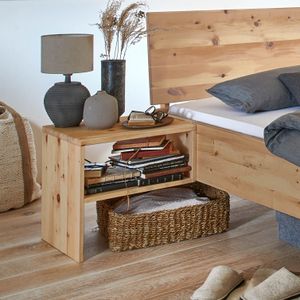 Nachttisch Tosa Zirbe Massivholz H 48cm