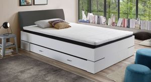 Komplettbett Nicaya Komfort mit Lattenrost, Matratze und Schubkasten