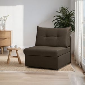 Schlafsessel Retford Webstoff/Velours mit Bettkasten