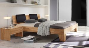 Bett Pimona Kernbuche Massivholz