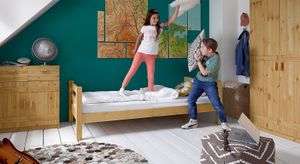 Bett Kids Paradise Kiefer Massivholz mit Lattenrost