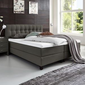 HOMELIV. Boxspringbett Luciano Webstoff