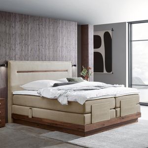 Hasena Elektro-Boxspringbett Elegant mit Kopfteil Zoe