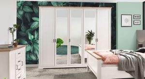 Drehtüren-Kleiderschrank Vacaria