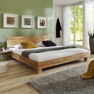 Bett Lesina Buche Massivholz