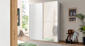 Schwebetüren-Kleiderschrank Salina mit Spiegel