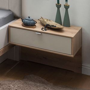 Schwebenachttisch Elanie Eiche Dekor H 48cm