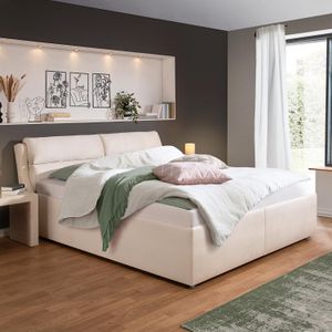 Polsterbett Cremona Microvelours mit Bettkasten