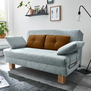 Schlafsofa Valda Webstoff mit Lattenrost