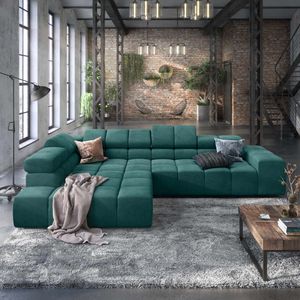 HOMELIV. Ecksofa Charlotta 319x215x82cm Webstoff