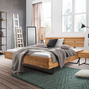 Bett Verbena Komfort Wildeiche Massivholz