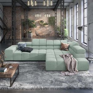 HOMELIV. Ecksofa Charlotta 319x215x82cm Webstoff