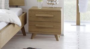 Nachttisch Teko Eiche Massivholz H 45 cm