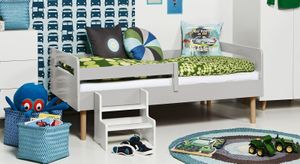 Kojenbett Kids Town Retro Buche teilmassiv mit Lattenrost