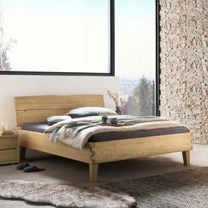 Bett Willard Komfort Wildeiche Massivholz