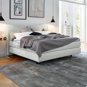 Musterring Boxspringbett Elias Webstoff mit Kopfteil geradlinig