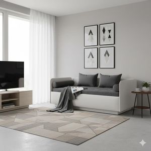 Schlafsofa Eriko Komfort Kunstleder mit Bettkasten