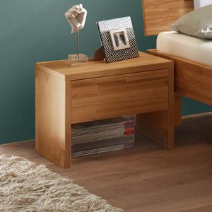 Nachttisch Varion Kernbuche Massivholz H 35 cm
