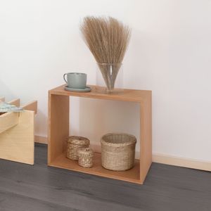Tojo Nachttisch Cube Buche Massivholz H 35cm