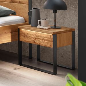 Nachttisch Manari Wildeiche Massivholz H 45 cm