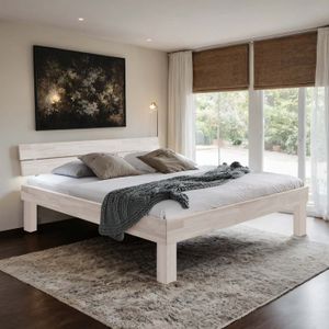 Bett Madrid Komfort Buche Massivholz