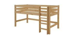Mini-Hochbett Kids Paradise Kiefer Massivholz mit Lattenrost