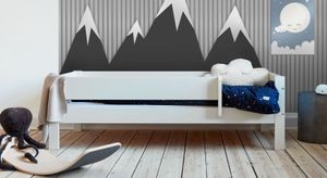 Bett Tacora Buche teilmassiv mit Lattenrost