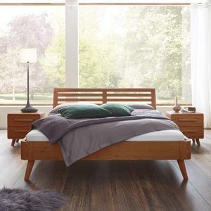 Bett Santa Rosa Eiche Massivholz