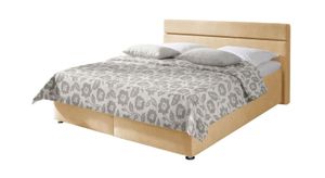 Polsterbett Severo Microvelours mit Bettkasten