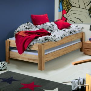 Stapelbett Elliot Kernbuche Massivholz ohne Kopfteil
