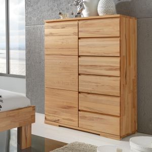 Hochkommode Andalucia Variante 5 Kernbuche Massivholz