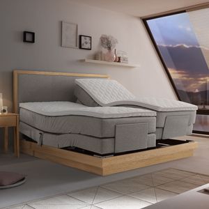 Hasena Elektro-Boxspringbett Elegant mit Kopfteil San Pietro