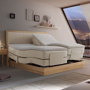 Hasena Elektro-Boxspringbett Elegant mit Kopfteil San Pietro