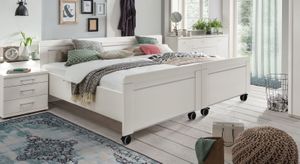 Senioren-Doppelbett Calimera Komfort mit Rollen