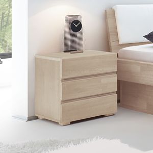 Nachttisch Navarra Buche Massivholz H 51cm