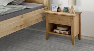 Nachttisch Liran Wildeiche Massivholz H 47 cm