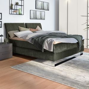 Musterring Boxspringbett Elias Webstoff JAB Kollektion mit Kopfteil geteilt