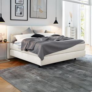 Musterring Boxspringbett Elias Webstoff mit Kopfteil geradlinig